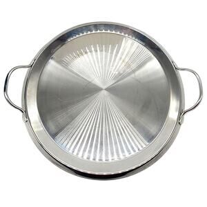 RARE Magnalite Professional Stainless Steel Griddle Grill 12" No. 3642 VHTF